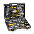 54pcs Kit de ferramentas de mão amarela